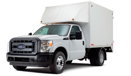 Renta de camionetas de carga modelo F-350.